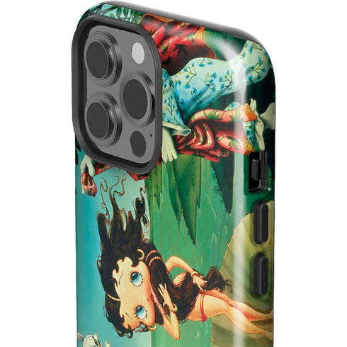Betty Boop At Sea iPhone 15 Pro Max Impact Case