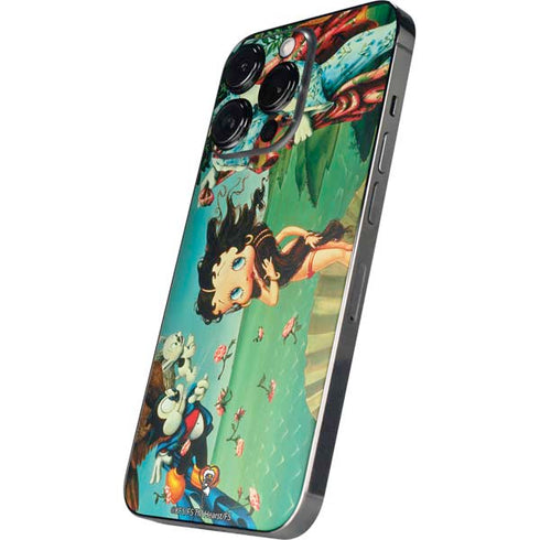Betty Boop At Sea iPhone 14 Pro Max Skin