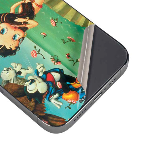 Betty Boop At Sea iPhone 14 Pro Max Skin