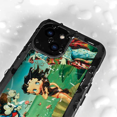 Betty Boop At Sea iPhone 15 Waterproof Case