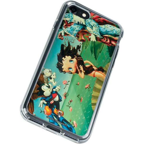 Betty Boop At Sea iPhone SE (2nd & 3rd Gen) Clear Case