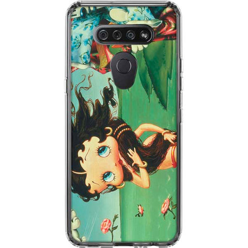 Betty Boop At Sea LG K51/Q51 Clear Case
