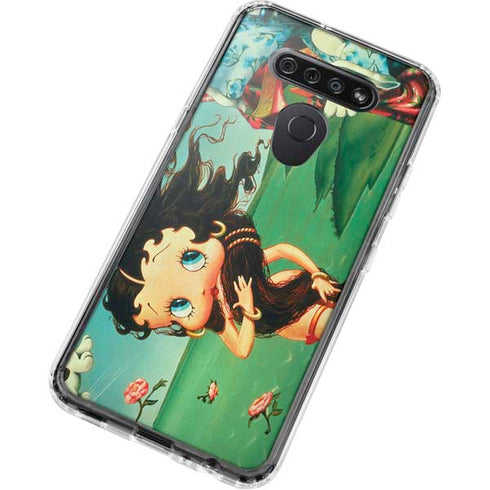Betty Boop At Sea LG K51/Q51 Clear Case