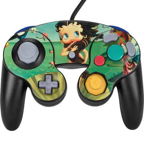 Betty Boop At Sea Nintendo GameCube Controller Skin