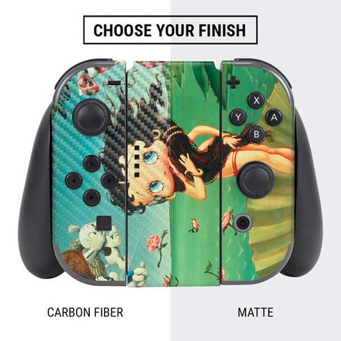 Betty Boop At Sea Nintendo Switch Bundle Skin