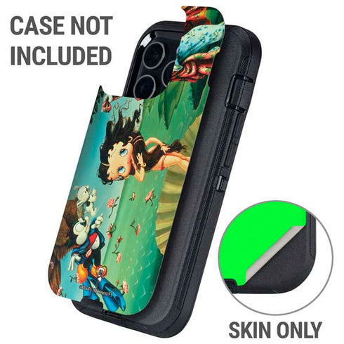 Betty Boop At Sea Otterbox Defender iPhone Skin