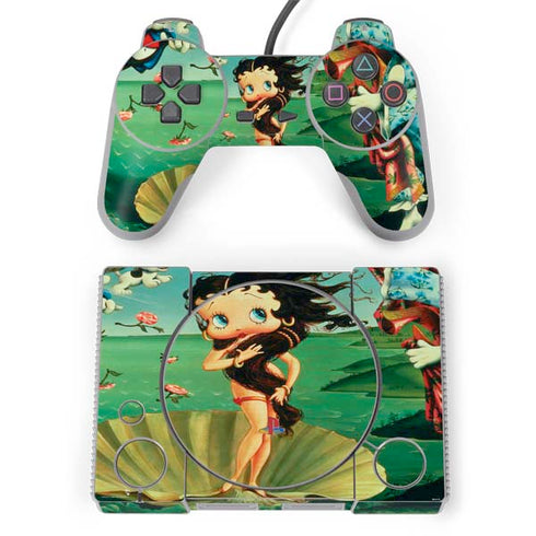 Betty Boop At Sea PlayStation Classic Bundle Skin