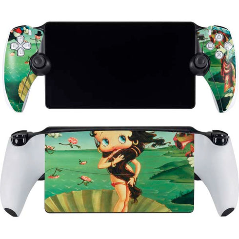 Betty Boop At Sea PlayStation Portal Remote Player Skin