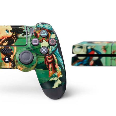 Betty Boop At Sea PS4 Console and Controller Bundle Skin