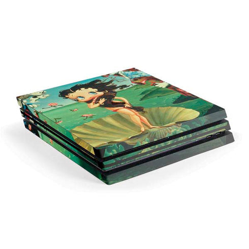 Betty Boop At Sea PS4 Pro Console Skin