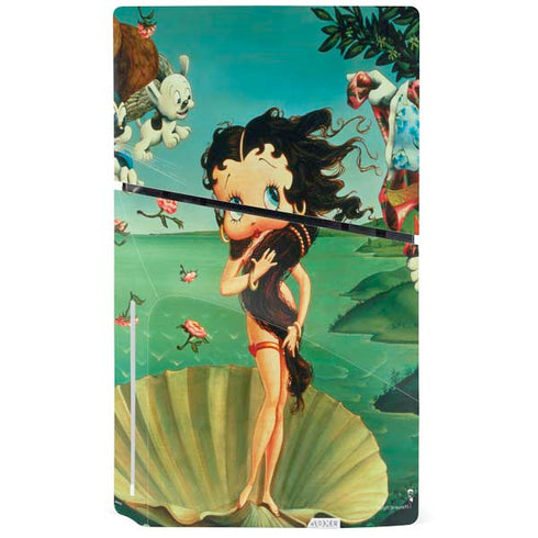 Betty Boop At Sea PS5 Slim Disk Console Skin
