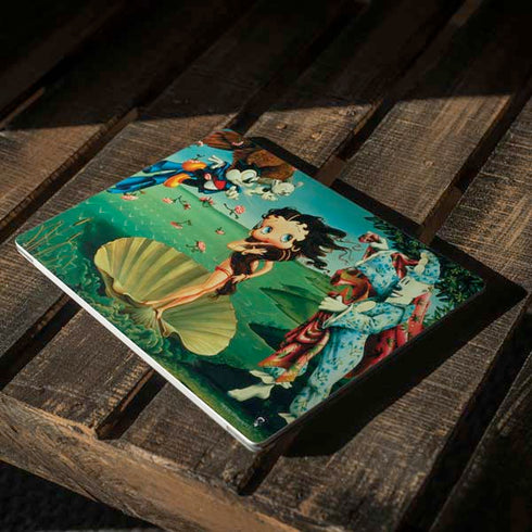 Betty Boop At Sea Surface Laptop 2 Skin