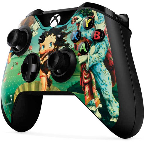 Betty Boop At Sea Xbox One X Controller Skin