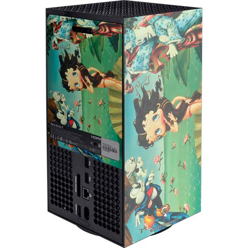 Betty Boop At Sea Xbox Series X Console Skin