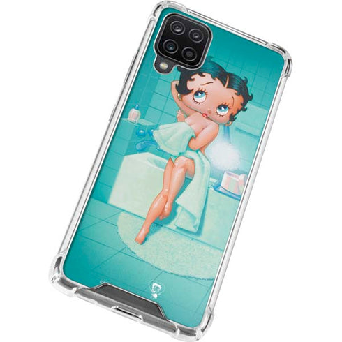 Betty Boop Bathing Galaxy A12 Clear Case