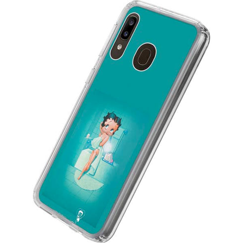Betty Boop Bathing Galaxy A20 Clear Case