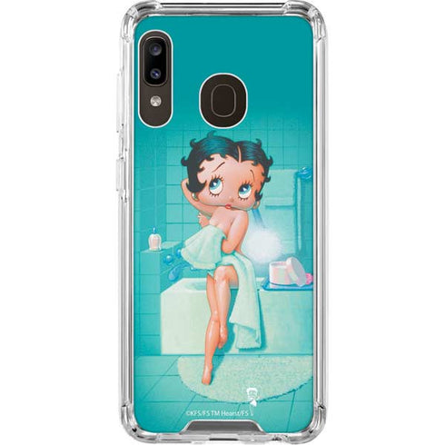 Betty Boop Bathing Galaxy A30 Clear Case