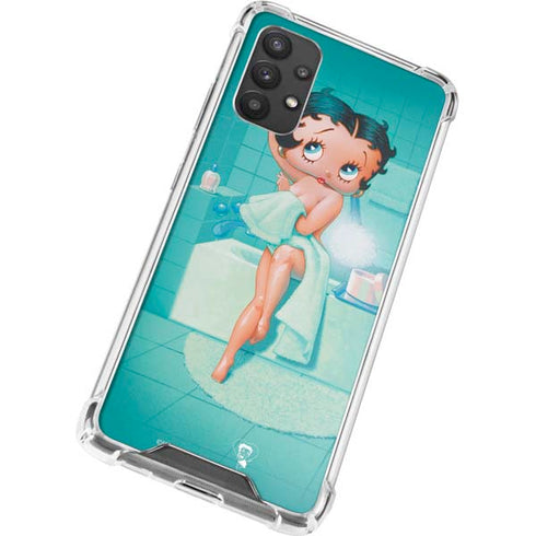 Betty Boop Bathing Galaxy A32 5G Clear Case