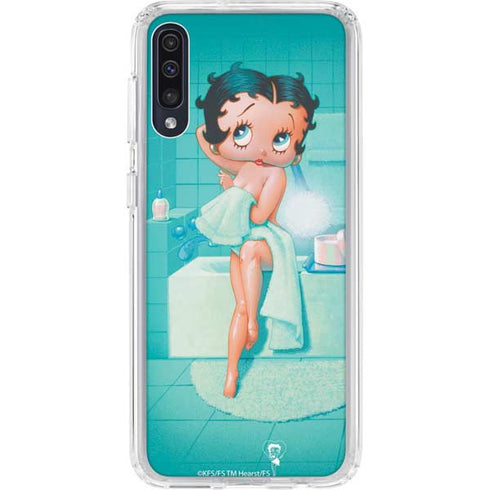 Betty Boop Bathing Galaxy A50 Clear Case
