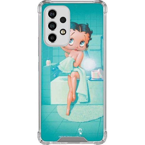 Betty Boop Bathing Galaxy A53 5G Clear Case