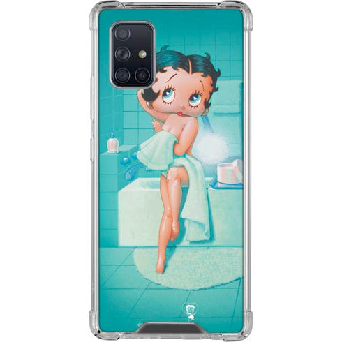 Betty Boop Bathing Galaxy A71 5G Clear Case
