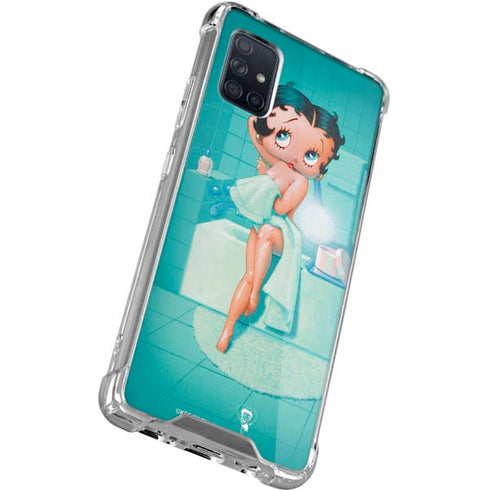 Betty Boop Bathing Galaxy A71 5G Clear Case