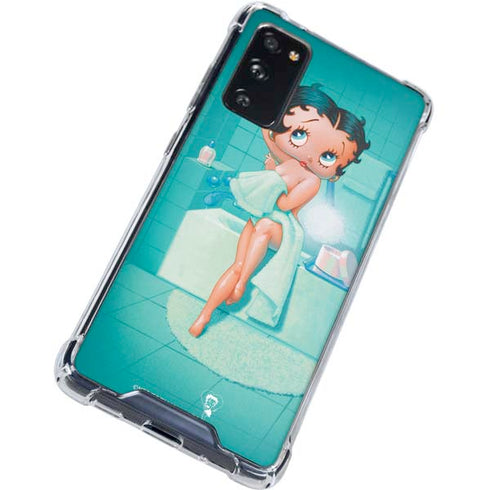 Betty Boop Bathing Galaxy S20 FE Clear Case