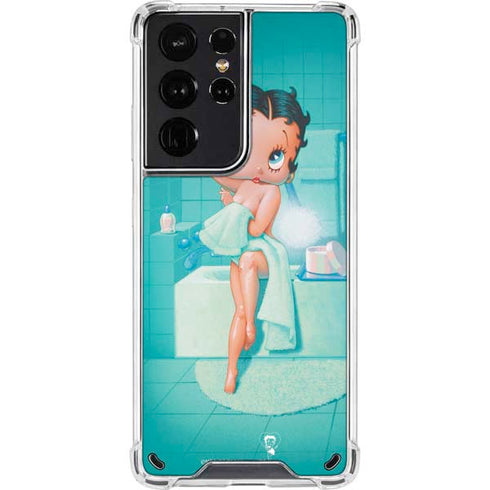 Betty Boop Bathing Galaxy S21 Ultra 5G Clear Case