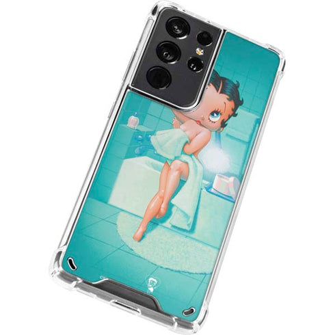 Betty Boop Bathing Galaxy S21 Ultra 5G Clear Case