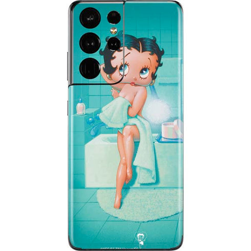 Betty Boop Bathing Galaxy S21 Ultra 5G Skin