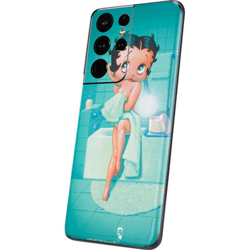 Betty Boop Bathing Galaxy S21 Ultra 5G Skin
