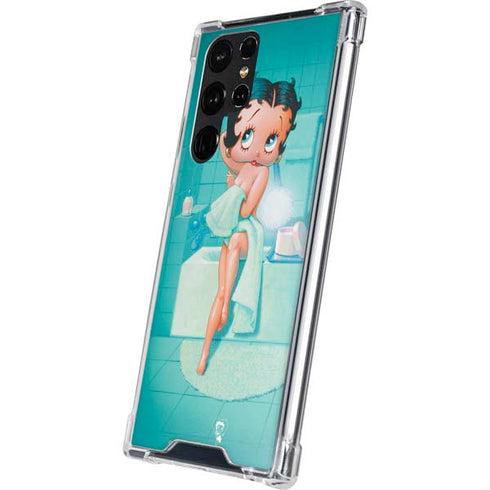 Betty Boop Bathing Galaxy S22 Ultra Clear Case
