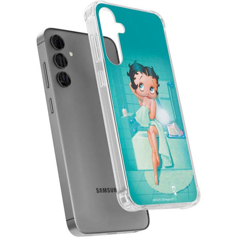 Betty Boop Bathing Galaxy S24 Plus Clear Case