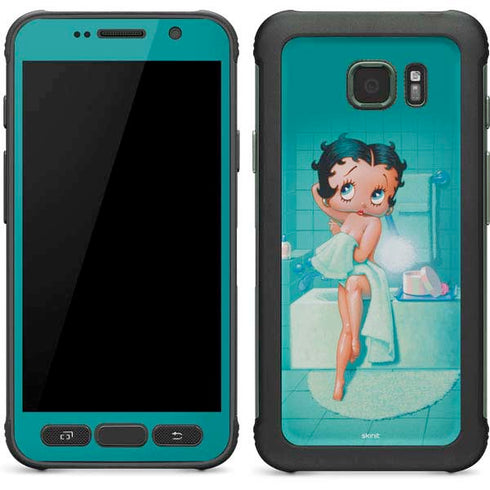 Betty Boop Bathing Galaxy S7 Active Skin