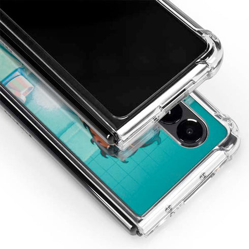 Betty Boop Bathing Galaxy Z Fold4 5G Clear Case