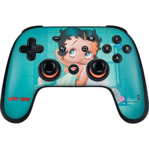 Betty Boop Bathing Google Stadia Controller Skin
