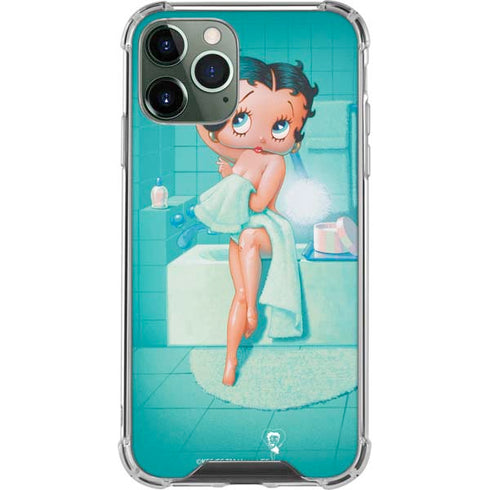 Betty Boop Bathing iPhone 12 Pro Max Clear Case