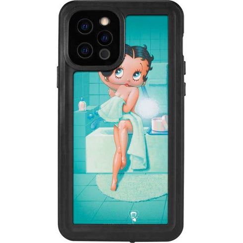 Betty Boop Bathing iPhone 12 Pro Waterproof Case