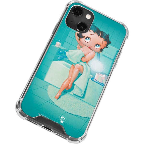 Betty Boop Bathing iPhone 13 Mini Clear Case