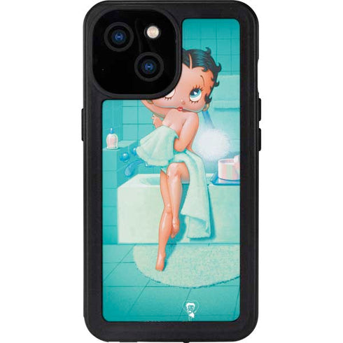 Betty Boop Bathing iPhone 13 Mini Waterproof Case