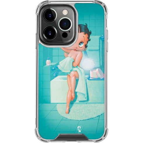 Betty Boop Bathing iPhone 13 Pro Clear Case