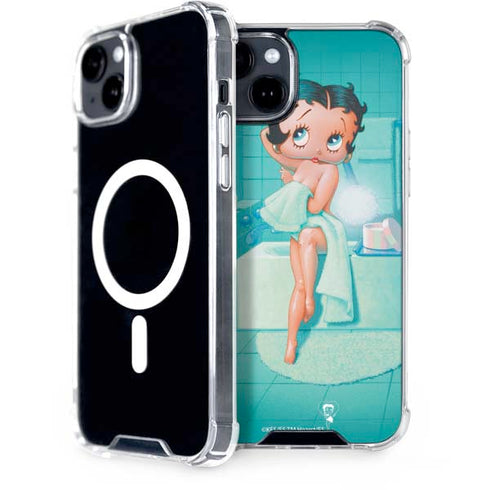 Betty Boop Bathing iPhone 15 Plus MagSafe Case