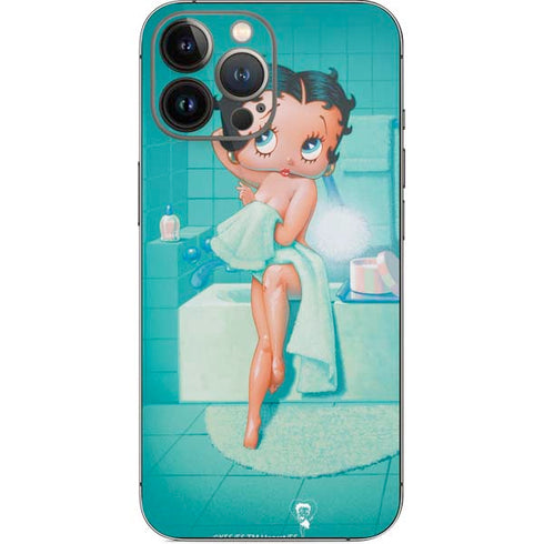 Betty Boop Bathing iPhone 14 Pro Max Skin