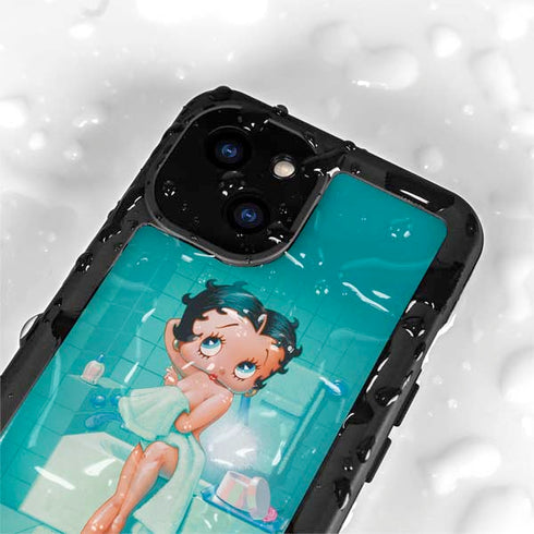 Betty Boop Bathing iPhone 15 Plus Waterproof Case