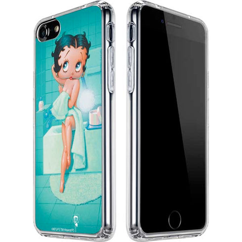 Betty Boop Bathing iPhone SE (2nd & 3rd Gen) Clear Case