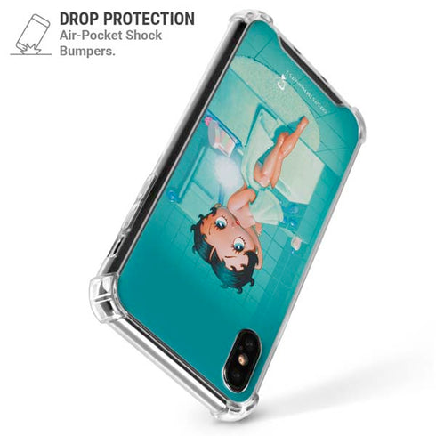 Betty Boop Bathing iPhone XS Max Clear Case