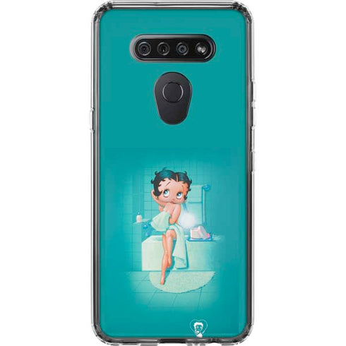 Betty Boop Bathing LG K51/Q51 Clear Case