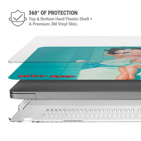 Betty Boop Bathing MacBook Pro 16in (2021-25) Case plus Skin