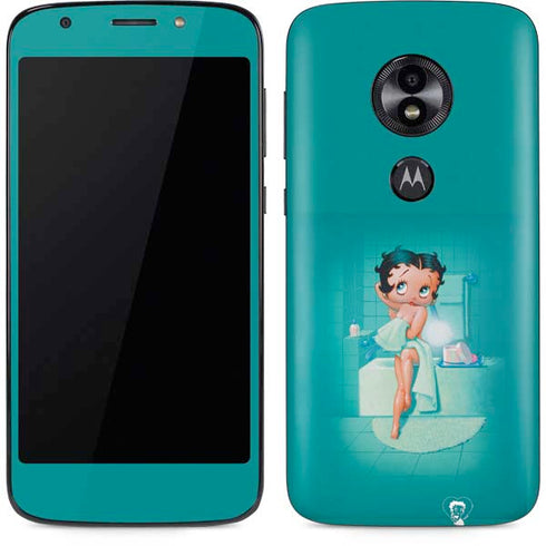 Betty Boop Bathing Moto E5 Play Skin