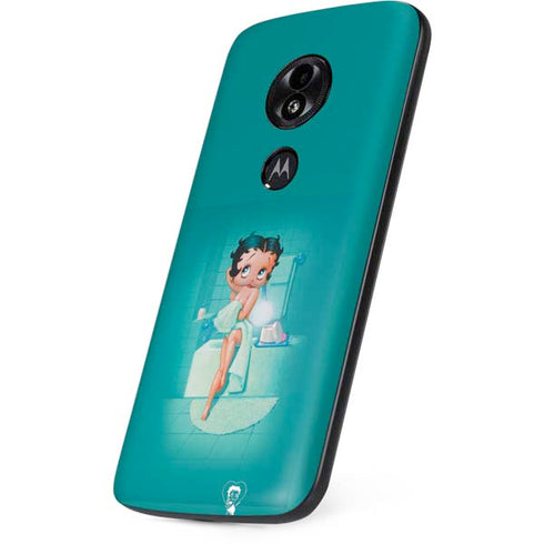 Betty Boop Bathing Moto E5 Play Skin